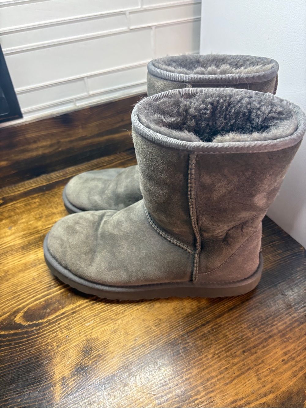 Ugg gray boots size 8